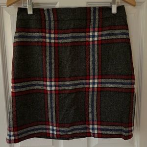 Boden wool tweed skirt